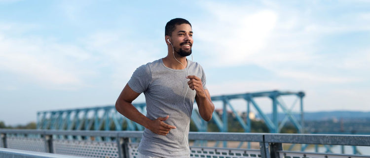 Blog of How Diet, Nutrition, & Environmental Toxins Influence Male Fertility which have image man running